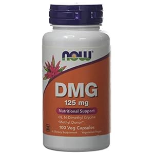 Now Foods DMG (Dimethylglycine) Capsules, 125 mg, 100-Count