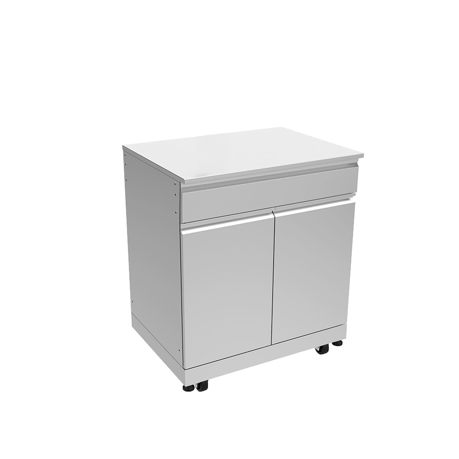 Photo 1 of Transolid OBC3224 Outdoor Kitchen 32-in x 24-in x 37-in Single Base Cabinet, Stainless Steel