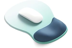 DEMON CHEST ErgoComfort Gel Wrist Rest Mouse Pad-Ergonomic Office Mousepad with Wrist Support-Non-Slip, Design Desk Accessories Mat for Home&Game Decor (06Ocean Gradient)