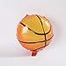 BinaryABC Basketball Mylar Foil Balloons,Sports Theme Party Supplies,10Pcs(18 Inch) (Basketball-1)