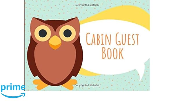 Cabin Guest Book Mountain Cabin Guest Log Notebook For Guest