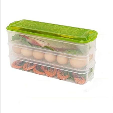 WYL Plástico Multi-Capa De Fideos Caja De Cajón Set Nevera ...