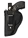 Barsony Gun Concealment OWB Belt Holster for Ruger LCR 38, 357 Right