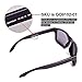 Walleva Fire Red Mirror Coated Polarized Replacement Lenses for Oakley Holbrook Sunglasses