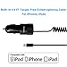 Coiled Cable iPhone Car Charger 24W 4.8A for iPhone X / 8 / 7 / 6s / Plus, iPad Pro / Air 2 / mini, Galaxy S7 / S6 / Edge / Plus, Note 5 / 4, LG, Nexus, HTC Nexus Pixel Nintendo Garmin
