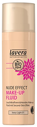 lavera Nude Effect Make Up Fluid ∙ Colour Ivory Light 01 ∙ Second-skin effect ∙ Vegan ✔ Natural & Innovative Make up ✔ Organic Skin Care ✔ Colour Cosmetics ✔ BIO 30 ml