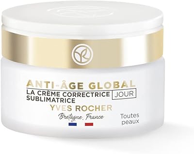 Yves Rocher Anti-Age Global Day Cream 50ml Wrinkle Corrective Face Care All Skin