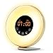 Sunrise Alarm Clock, Wake Up Light with 6 Nature Sounds, FM Radio, 6 Color Light Alarm for Bedrooms & Bedside Sunlight Simulation - Digital Clock, LED, Snooze & Intuitive Touch Control by BrookRunner
