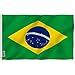 Anley [Fly Breeze 3x5 Foot Brazil Flag - Vivid Color and UV Fade Resistant - Canvas Header and Double Stitched - Brazilian National Flags Polyester with Brass Grommets 3 X 5 Ft primary