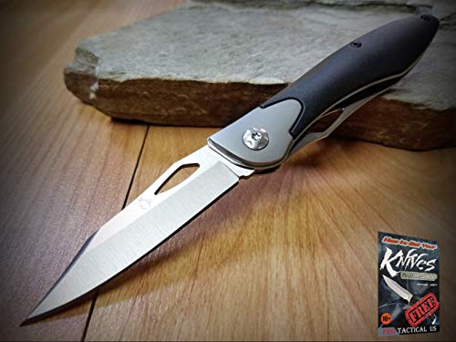 New Class Act 4-inch CLSD Linerlock Folding Pro Tactical Elite Knife HC Black Pocket EDC THC for Home Camping Hunting Rescue + free Ebook by ProTactical"US