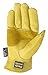 Wells Lamont 1201 Water Resistant Leather Work Gloves, Grain Cowhide, Palm Patch, HydraHyde Technology