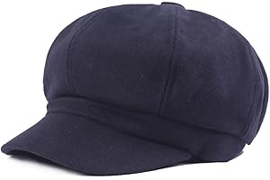 Womens Newsboy Cap Fashion Vintage 8 Panels Beret Hat Vintage Wool Beret Hats Fashion Vintage Newsboy Hat Wool