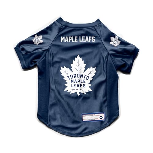 Littlearth NHL Toronto Maple Leafs Stretch Pet Jersey, Team Color, Small
