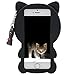 iPhone 6s Case, MC Fashion 3D Lucky Fortune Cat Kitty with Cute Bow Tie Silicone Rubber Phone Case Cover for Apple iPhone 6/6s (Black)
