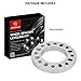YITAMOTOR Wheel Spacers 8 Lug, Universal Fit All 8x170 and 8x6.5 8x165.1 Wheel Adapters,0.25 inch, 4pcs
