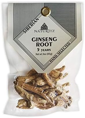 Siberian Ginseng Roots 5 Years | Medium Size 3oz
