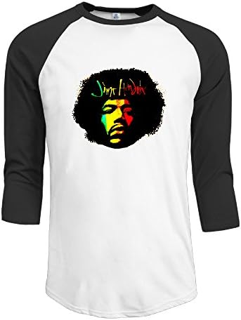 The Jimi Hendrix Experience Purple Haze 3/4 Sleeve Baseball Tee It's For Men.Casual