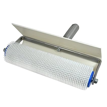 Stachelwalze - Igelwalze - Entlüfterrolle - mit Spritzschutz b= 250mm, l (Stachel) = 11mm - Entlüftungsroller, Entlüftungswal