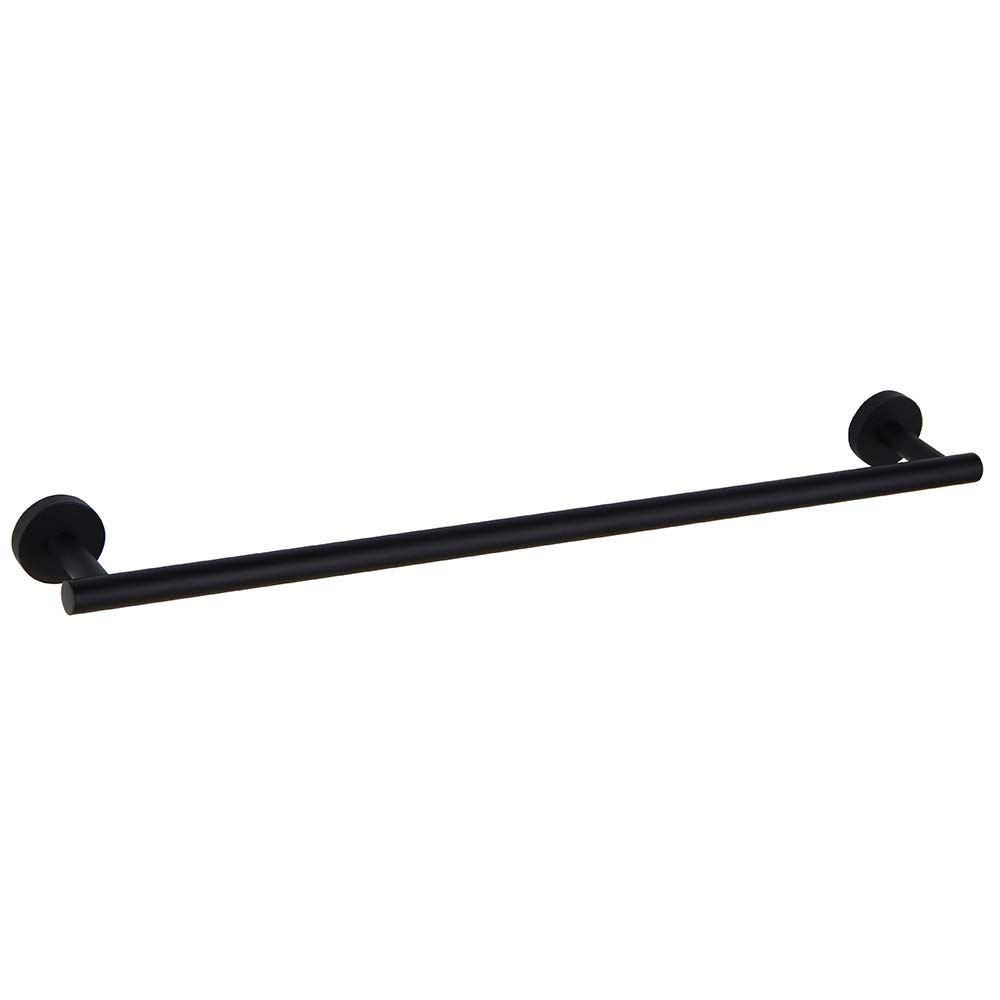 GERZWY Bathroom Towel Bar 33" Stainless Steel Towel Bar Matte Black Contemporary Style Wall Mount for Bath Kitchen AG1101C85-BK