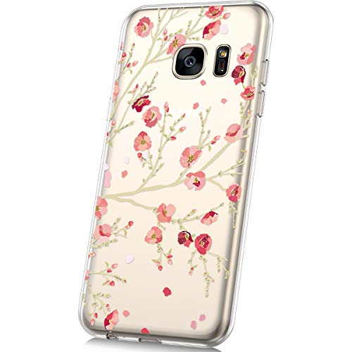 image for PHEZEN Case for Galaxy S7 Edge Case,Cute Art Design Soft Flexible Crys