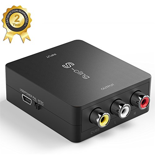 S-ciing hdmi to av adapter full hd 1080p mini hdmi to r…