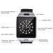 Smart Watch Bluetooth Touch Screen GTBonad Wearable Multi-Function Wristwatch for Android Phone Support SIM/TF Card with Camera(Silver)