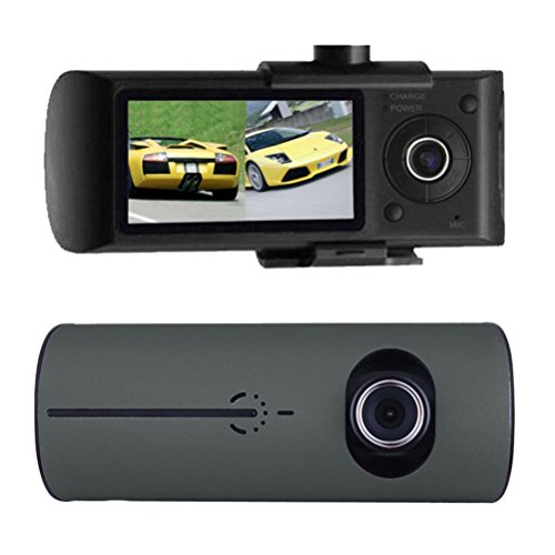 Damark GPS Dual Lenï¼ˆ140Â°Front Lens and 120Â°Back Lensï¼‰Car DVR Vehicle Camera, 2.7'' Screen Full HD 1080P Video Recorder , Dashboard Cam with G-sensor and night vision (black)