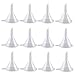 Freedi 12Pcs Mini Clear Plastic Funnels for Essential Oils Lab bottle & Perfume Craft Spice Filling Liquid Small