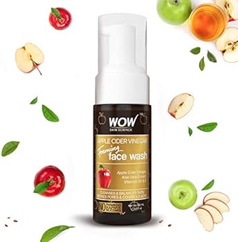 wow skin science wow apple cider vinegar foaming face wash cleanser