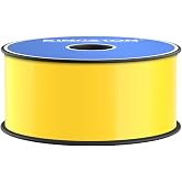 Kingston Premium Vinyl Label Tape, Yellow, 2" x 150' | Compatible with LabelTac printers, DuraLabel, VnM SignMaker, SafetyPro, Viscom and other printers