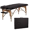 Massage Table Massage Bed Spa Bed 84 Inches PU Portable Massage Bed 2 Fold Heigh Adjustable Massage Table Bed w/Free…