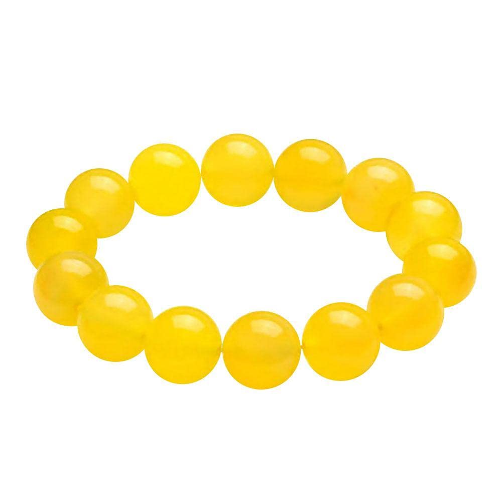 KKPLZZ Yellow Jasper Cleansing Bracelet, Anti-fatigue Beads for Reiki Healing Crystal Healing Stone, Energy Cleansing Bracelet, Anti-fatigue Bracelet for Women Men