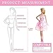 UCanaanA Lot 27 Items Doll Clothes & Accessories for Barbie Doll 8 Sets Fashion Casual Wear Clothes Outfit Handmade Party Dress with 8 Pair Shoes 10 Hangers for 11.5 Inch Girl Doll Birthday Xmas GIF
