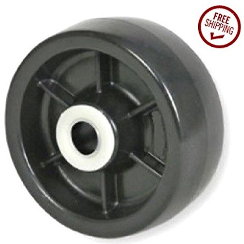 Colson 5" x 11/2" Polyolefin Wheel, with, 3/4" ID, [45819], Black