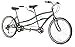 Kent Dual Drive Tandem Comfort Bike, 26-Inch, Blue