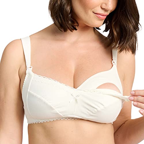 Sans Complexe, Reggiseno per maternità E Allattamento Senza Ferretto, New Calin, GCA Avorio, 6B
