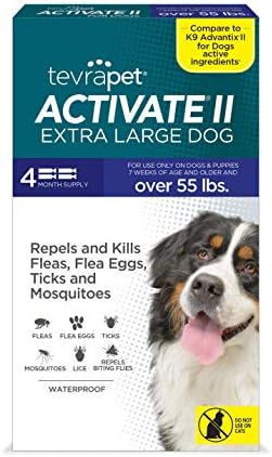 TevraPet Activate II Flea and Tick Prevention for Dogs