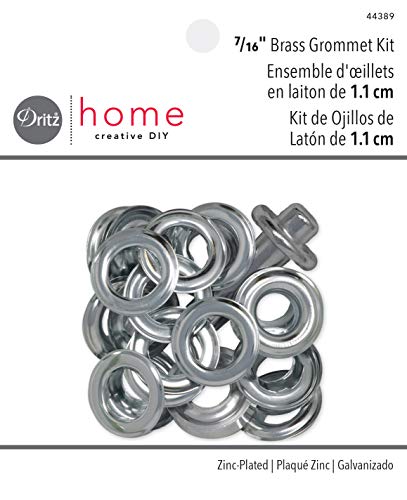 1 9 16 Dritz 14353 65 Curtain Grommets Pewter Home Home Decor