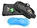 Zlipy Sleep Mask - Therapeutic Gel Eye Mask for Sleeping with Cold & Hot Gel For Puffy Eyes, Travel, Meditation, Insomnia & Migraine. Soft Night Blindfold with Ear Plugs & Adjustable Band
