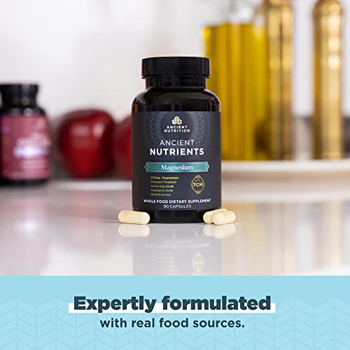 Magnesium Supplement by Ancient Nutrition, Magnesium 300mg with Vitamin