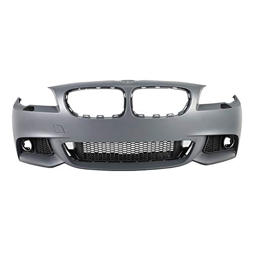 Front Bumper Cover Gray M Sport Style Kit For 11-13 BMW 5 Series F10 Without PDC 11 12 13 2013 2012 2011 528i 528i xDrive 535i 535i xDrive 550i 550i xDrive