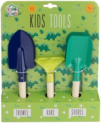 MIT Toys Kids Garden Tools 3pk (Dinosaur)