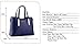 SILI JZOEOEU Women's PU Leather Shoulder Bags Top-Handle Handbag Tote Bag Simple Purse Fashion Cross Body Bag,Royal Blue