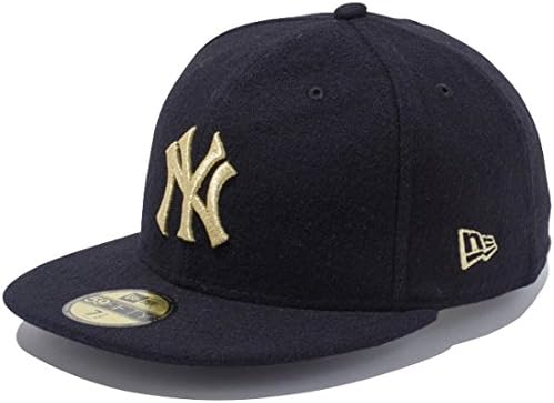 Amazon Co Jp ニューエラ キャップ Newera 59fifty Melton ニューヨークヤンキース キャップ ブラック ゴールド 7 1 2サイズ 服 ファッション小物