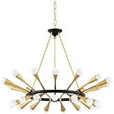 Corbett Lighting 401-30-VPB/BBR Aries - 30 Light Chandelier-26.5 Inches Tall and 38 Inches Wide