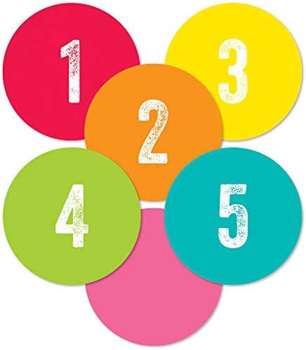 Schoolgirl Style - Woodland Whimsy | Student Numbers Colorful Cut-Outs, Classroom Décor, 35 Pieces