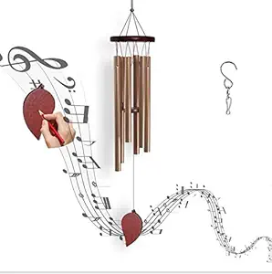 ATFOAP Wind Chimes for Outside, Soothing Melodic Tones, Wind Chimes deep Tone,Wind Chime for Garden Patio Decor, Wind Chimes for Outside Unique, Garden, Yard, Sympathy windchimes Decoration