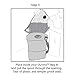 Wine Purse Replacement Bags- Innovative Easy to Fill Screw Top- Holds 4 Bottles of Wine- 3 Liter (100 oz) Disposable, Reusable Wine Pouch - For Use in Wine Purse with Hidden Spout- (Pack of 3)