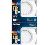 Cree TW Series 6 in. 65W Equivalent Soft White (2700K) LED Retrofit Recessed Downlight (2-Pack)