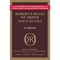 Robert's Rules of Order Newly Revised (Robert's Rules of Order (Paperback))